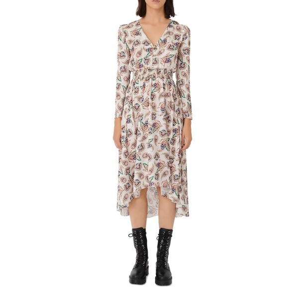 Maje Dresses & Skirts - Risleya Paisley Print Midi Dress